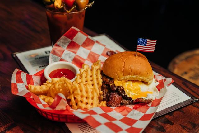 Bacon, Egg and Cheeseburger