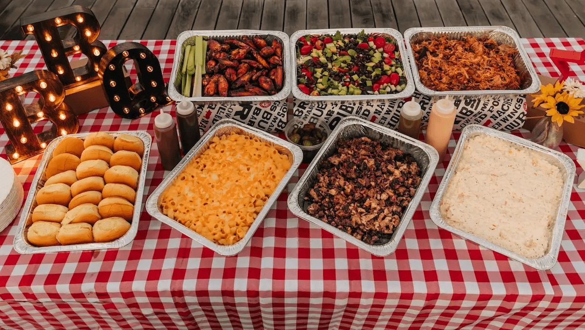 a bbq spread