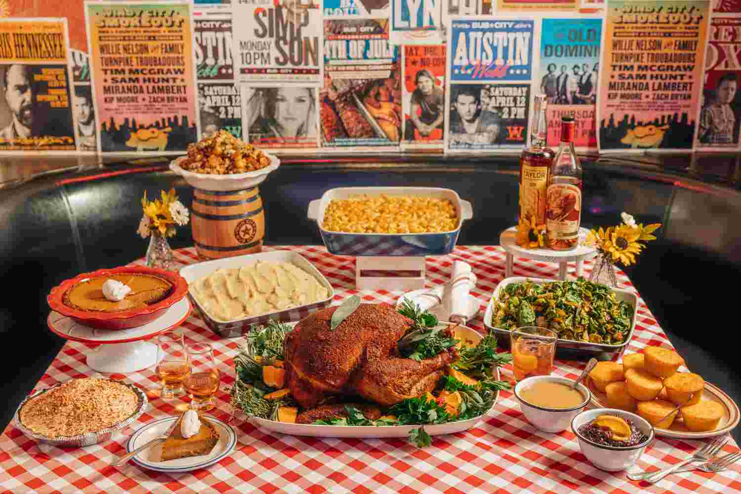 A thanksgiving feast